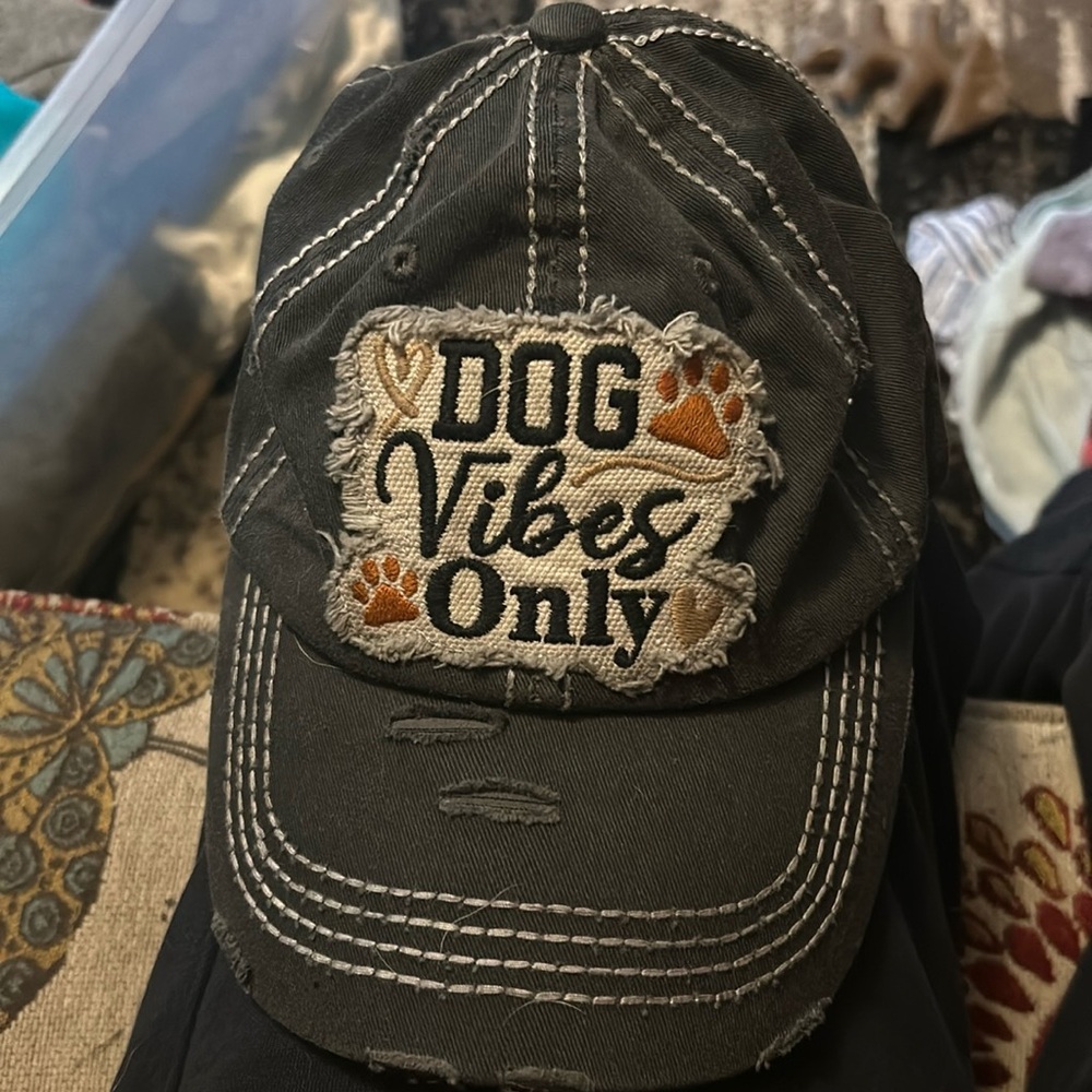 Dog vibes only hat
